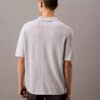 Polo-Pullover aus Leinenmischung
