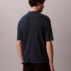 Polo-Pullover aus Leinenmischung