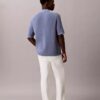 Polo-Pullover aus Waffelpiqué