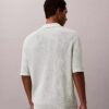 Polo-Pullover aus Waffelpiqué
