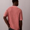 Polo-Pullover aus Waffelpiqué