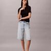 Polo-T-Shirt aus glatter Baumwollrippe Polo-T-Shirt aus glatter Baumwollrippe