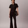 Ponte-Hose mit ausgestelltem Bein