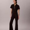 Ponte-Hose mit ausgestelltem Bein