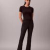Ponte-Hose mit schmalem, ausgestelltem Bein Ponte-Hose mit schmalem, ausgestelltem Bein