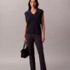 Ponte-Hose mit schmalem, ausgestelltem Bein Ponte-Hose mit schmalem, ausgestelltem Bein