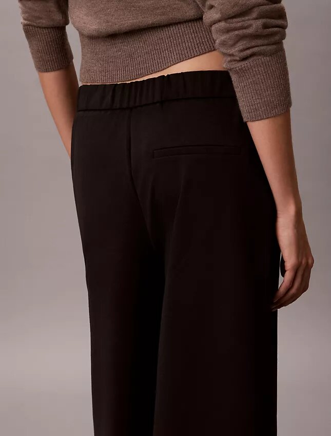 Ponte-Hose mit weitem Bein Ponte-Hose mit weitem Bein