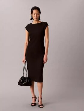 Ponte-Midi-Kleid