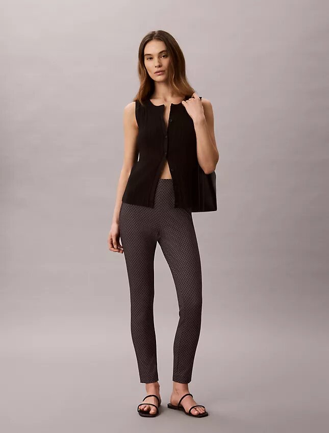 Ponte-Print-Hose in Skinny-Passform Ponte-Print-Hose in Skinny-Passform