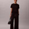 Ponte-Streifen-Hose mit weitem Bein Ponte-Streifen-Hose mit weitem Bein