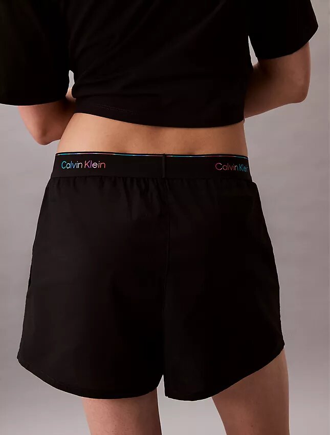 Popeline-Schlafshorts mit Pride-Logo Popeline-Schlafshorts mit Pride-Logo