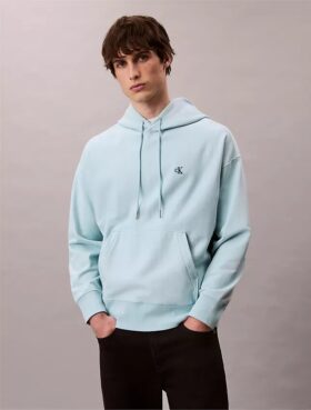 Premium-Frottee-Hoodie mit Monogram in lockerer Passform