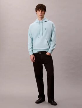 Premium-Frottee-Hoodie mit Monogram in lockerer Passform