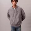 Premium-Frottee-Hoodie mit Reißverschluss und lockerer Passform Premium-Frottee-Hoodie mit Reißverschluss und lockerer Passform