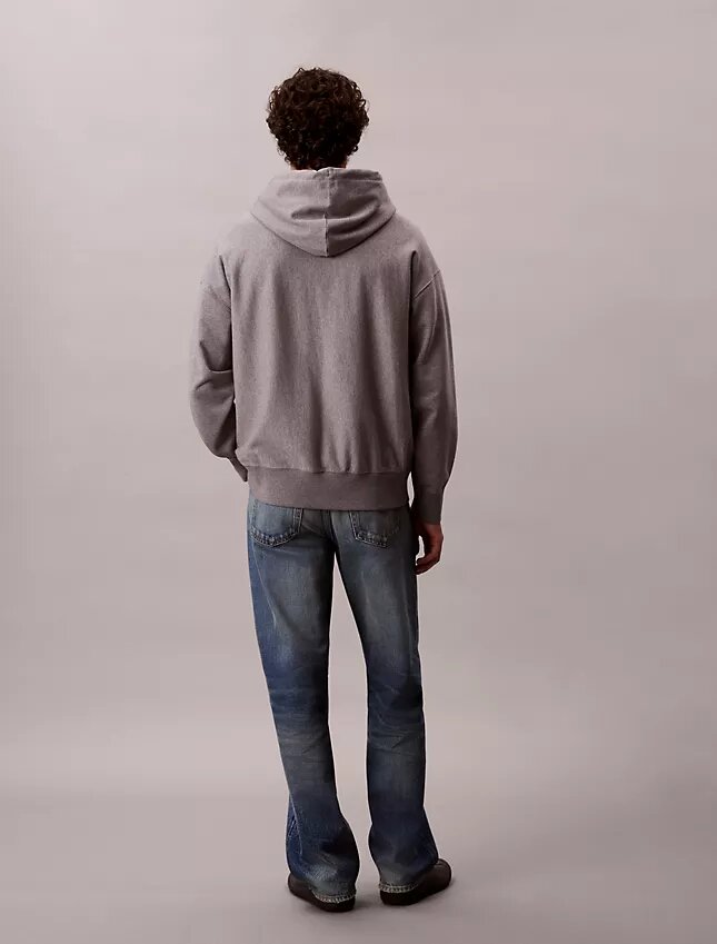 Premium-Frottee-Hoodie mit Reißverschluss und lockerer Passform Premium-Frottee-Hoodie mit Reißverschluss und lockerer Passform