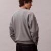 Premium-Frottee-Sweatshirt „Monologo“ in lockerer Passform