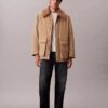 Puffer-Car-Coat mit Sherpa-Kragen