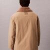Puffer-Car-Coat mit Sherpa-Kragen