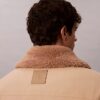 Puffer-Car-Coat mit Sherpa-Kragen