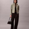 Pufferjacke aus verschiedenen Materialien Pufferjacke aus verschiedenen Materialien