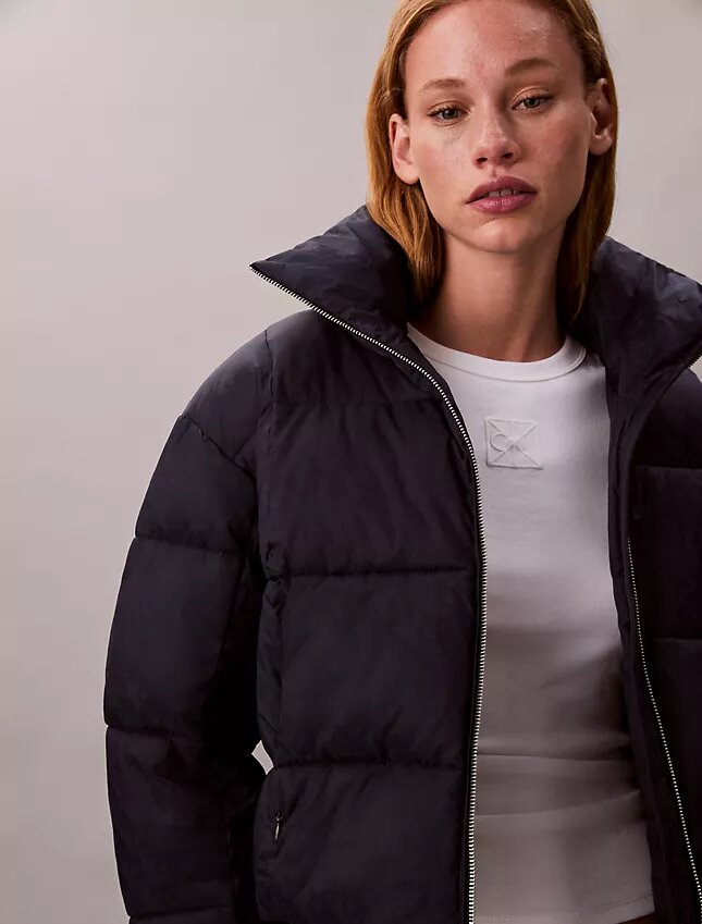 Pufferjacke mit durchgehendem Monogram Pufferjacke mit durchgehendem Monogram