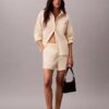 Pull-On-Shorts aus Baumwollpopeline