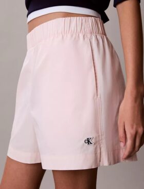 Pull-On-Shorts aus Baumwollpopeline