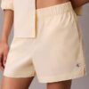 Pull-On-Shorts aus Baumwollpopeline