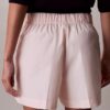Pull-On-Shorts aus Baumwollpopeline