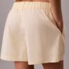 Pull-On-Shorts aus Baumwollpopeline