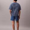 Pull-On-Shorts aus Denim-Leinen-Mischung Pull-On-Shorts aus Denim-Leinen-Mischung