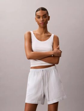 Pull-On-Shorts aus doppelter Gaze