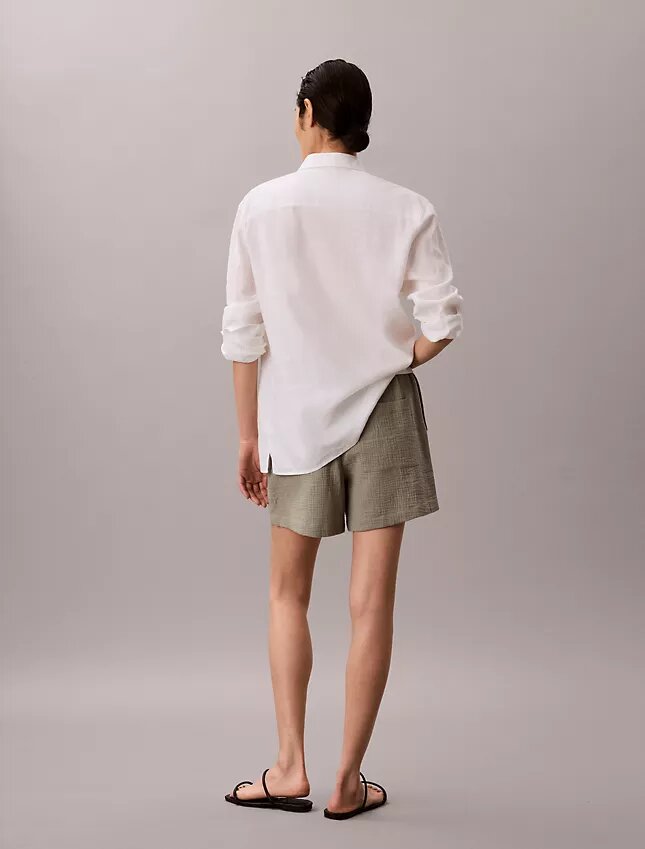 Pull-On-Shorts aus doppelter Gaze Pull-On-Shorts aus doppelter Gaze