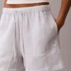Pull-On-Shorts aus doppelter Gaze Pull-On-Shorts aus doppelter Gaze