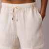 Pull-On-Shorts aus doppelter Gaze Pull-On-Shorts aus doppelter Gaze