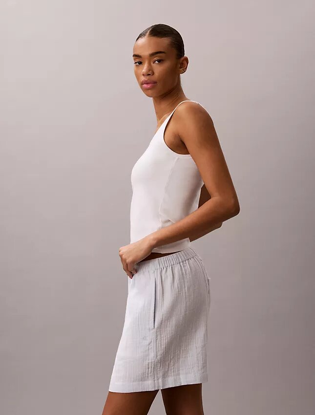 Pull-On-Shorts aus doppelter Gaze Pull-On-Shorts aus doppelter Gaze