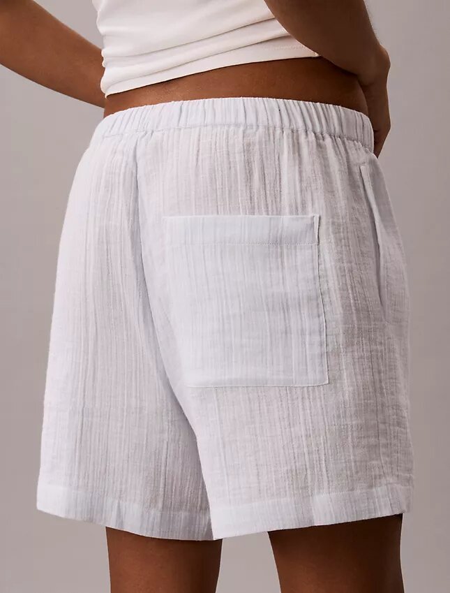 Pull-On-Shorts aus doppelter Gaze Pull-On-Shorts aus doppelter Gaze
