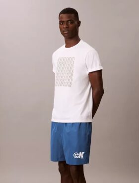 Pull-On-Shorts mit Monogram-Grafik