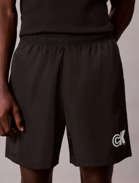 Pull-On-Shorts mit Monogram-Grafik
