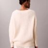 Pullover aus Bouclé-Mischung mit V-Ausschnitt