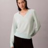 Pullover aus Merinowolle mit V-Ausschnitt