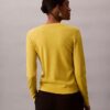 Pullover aus Merinowolle mit V-Ausschnitt