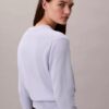Pullover mit Monogram aus glatter Baumwollchenille Pullover mit Monogram aus glatter Baumwollchenille