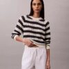 Pullover mit offenem Strickmuster