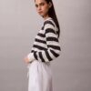 Pullover mit offenem Strickmuster