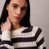 Pullover mit offenem Strickmuster