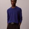 Pullover mit Rundhalsausschnitt aus extrafeiner Merinomischung Pullover mit Rundhalsausschnitt aus extrafeiner Merinomischung