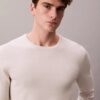 Pullover mit Rundhalsausschnitt aus extrafeiner Merinomischung Pullover mit Rundhalsausschnitt aus extrafeiner Merinomischung