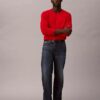 Pullover mit Rundhalsausschnitt aus extrafeiner Merinomischung Pullover mit Rundhalsausschnitt aus extrafeiner Merinomischung