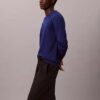 Pullover mit Rundhalsausschnitt aus extrafeiner Merinomischung Pullover mit Rundhalsausschnitt aus extrafeiner Merinomischung